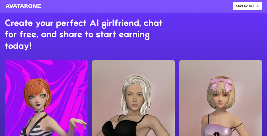 AvatarOne uncensored AI video generator