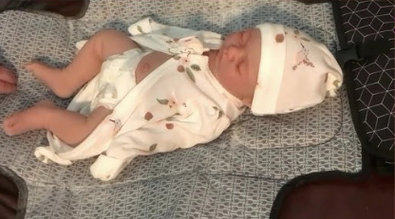 Baby crying in sleep because of a wet diaper