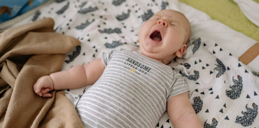 Baby crying in sleep