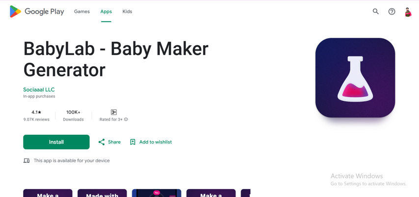 create cute baby face with ai