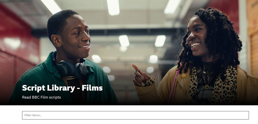 BBC site to download movie scripts