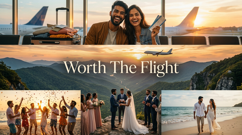 best destination wedding caption