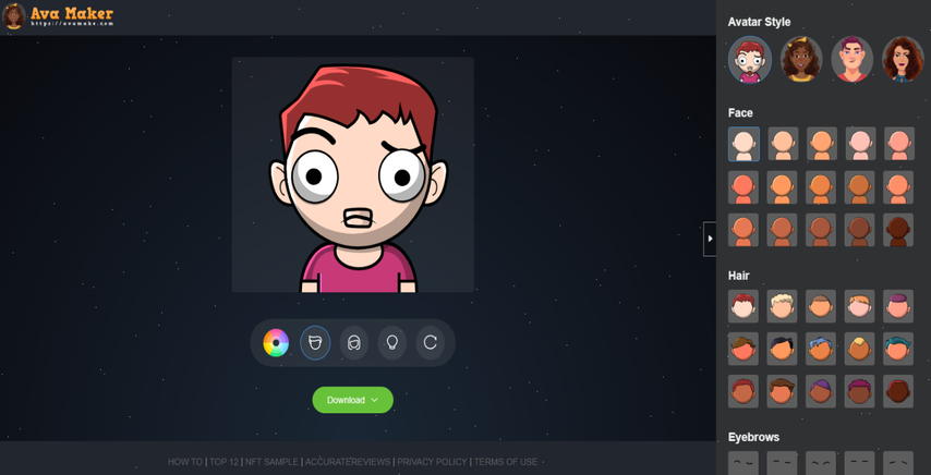 Bitmoji alternative Ava Maker