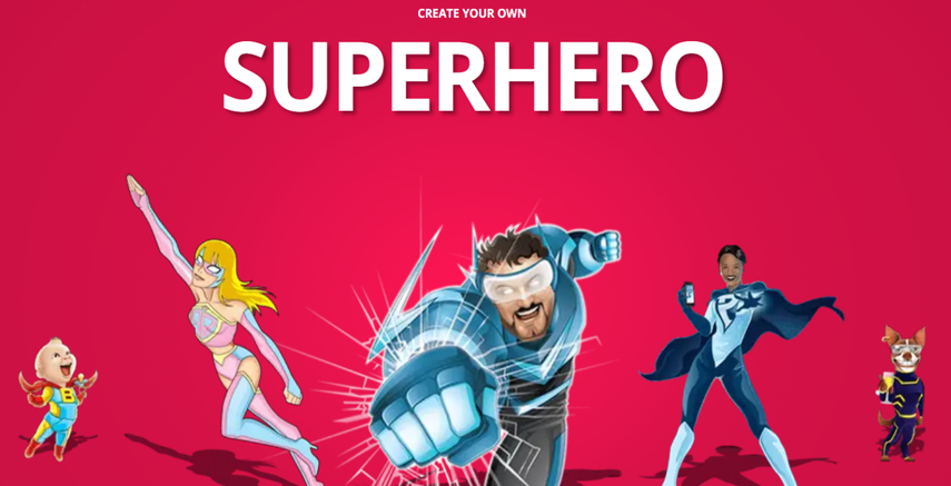 Bitmoji alternative HEROized Make a SuperHero