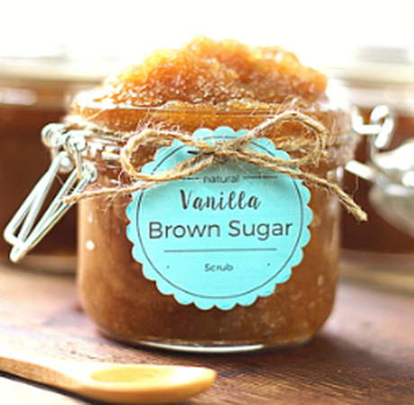 Brown sugar scrub prize for baby shower games