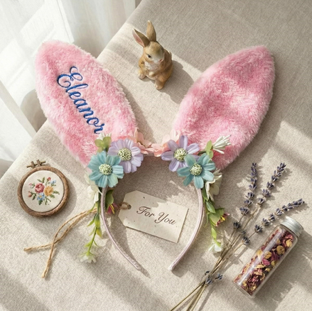 Pink Easter bunny ears
