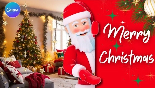 canva ai christmas video maker