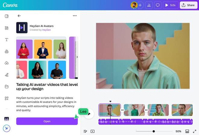canva ai video generator