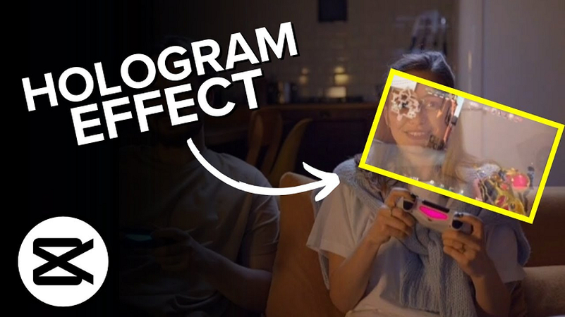 capcut hologram video effect