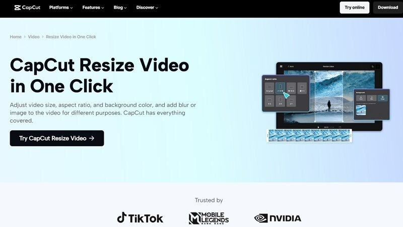 CapCut Change Video from Landscape to Portrait