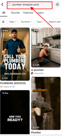 find plumber prank template in capcut