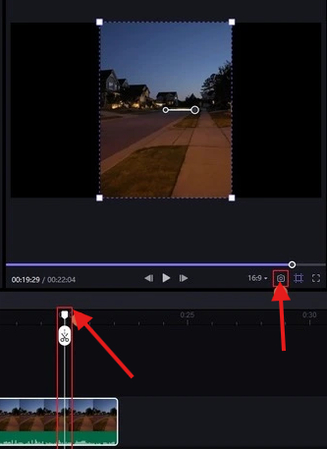Capturing a thumbnail for the freeze frame in HitPaw Edimakor