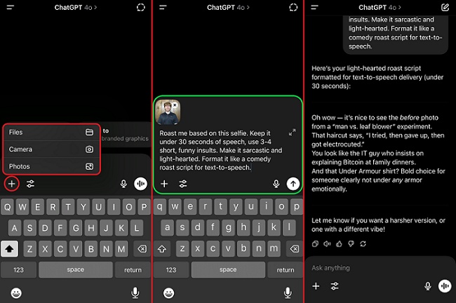 chatgpt roast video script creation