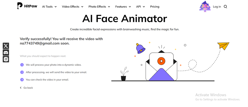 check your animated photo