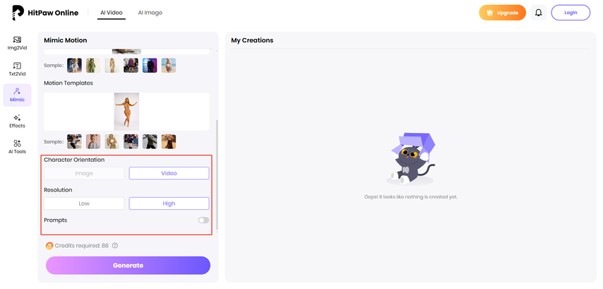 choose video settings
