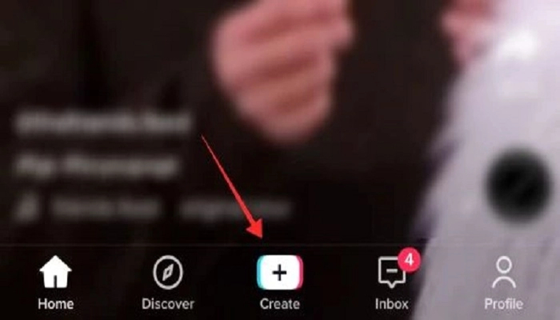 choose create option