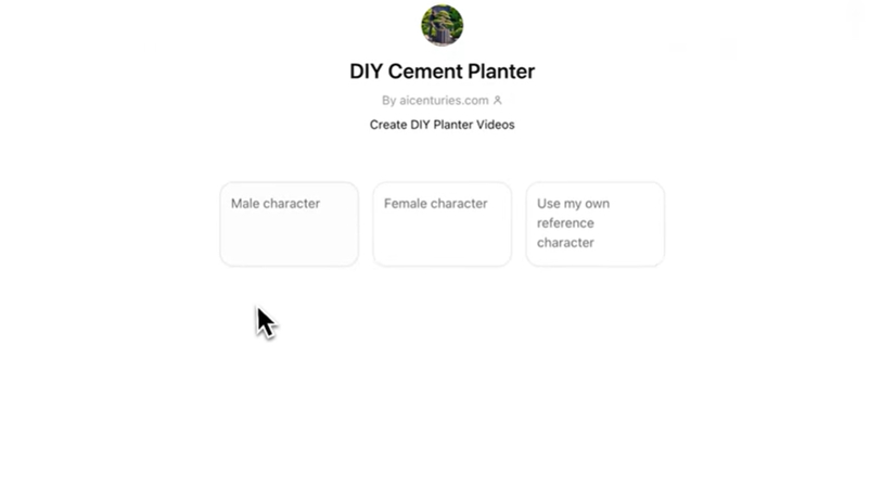choose diy cement planter