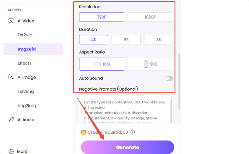 adjust video setting