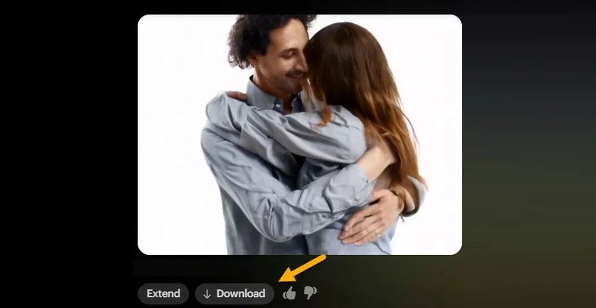 click download button