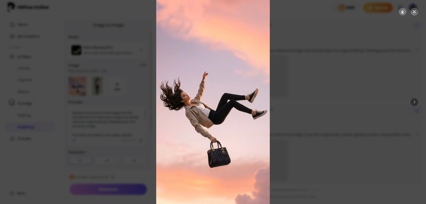 click on generate button