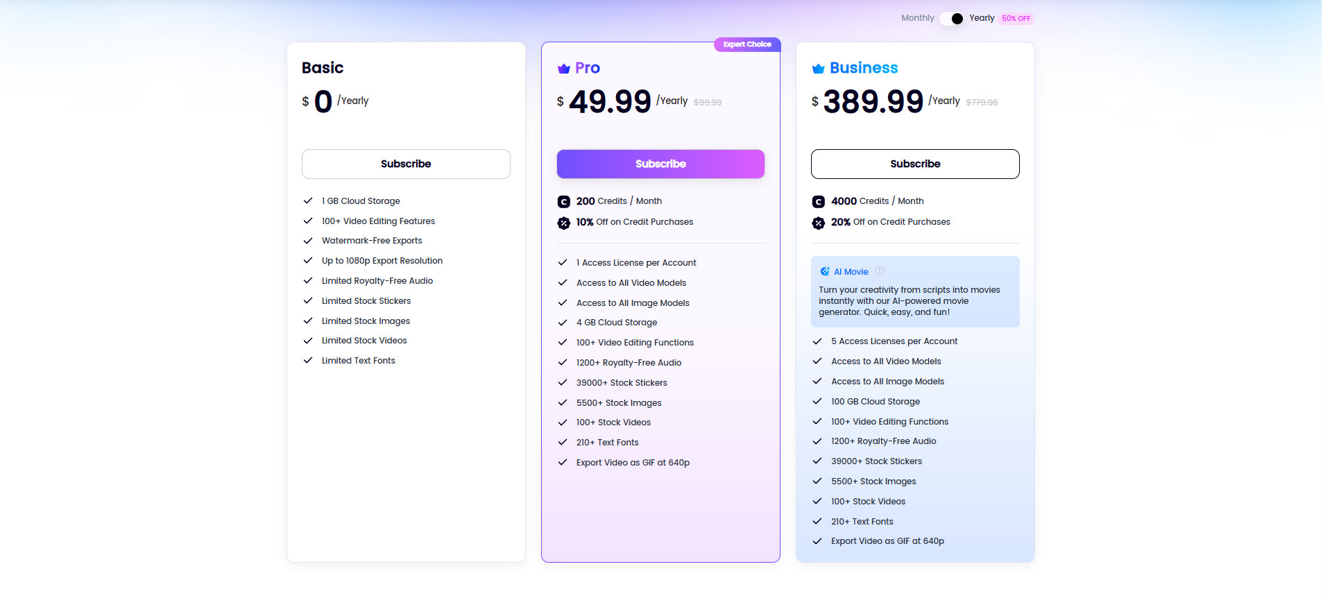 clipfly ai video generator price