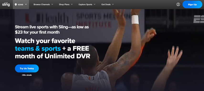 CrackStreams alternative Sling TV