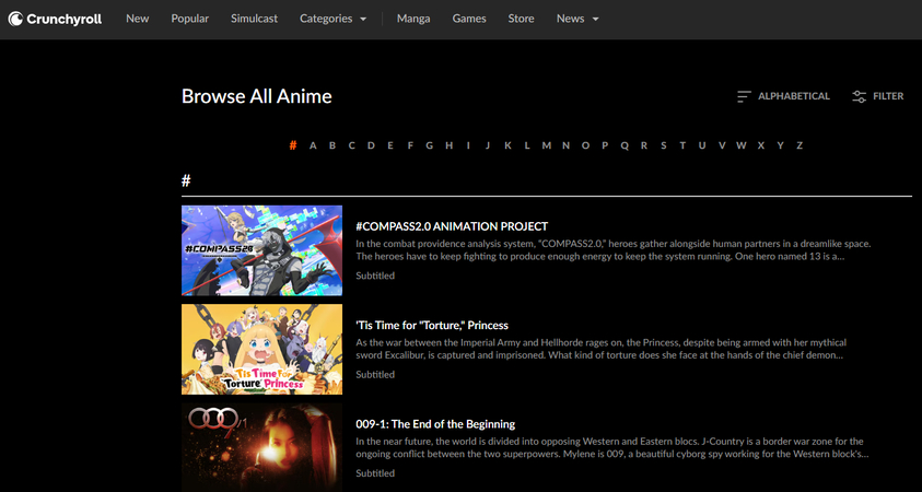 Crunchyroll KissCartoon alternative