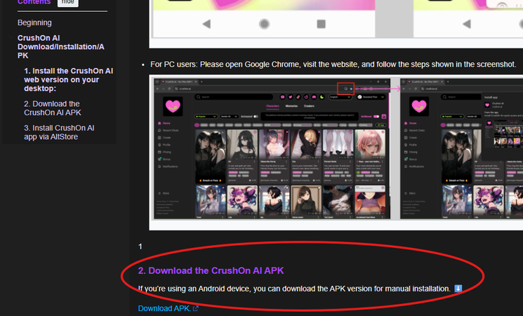 CrushOn APK app for Android