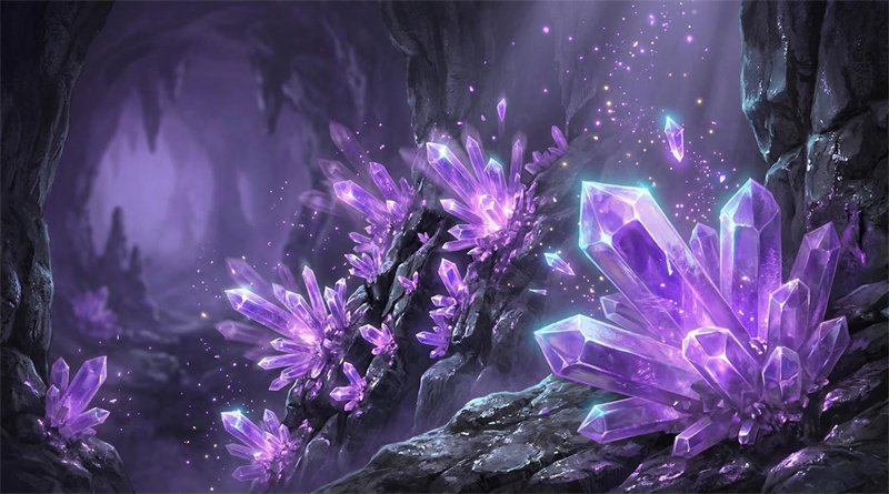 Crystals Growing Video Generator