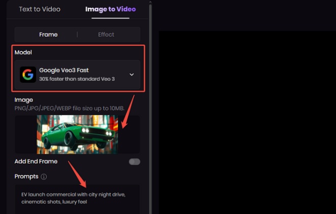 customize car ads video
