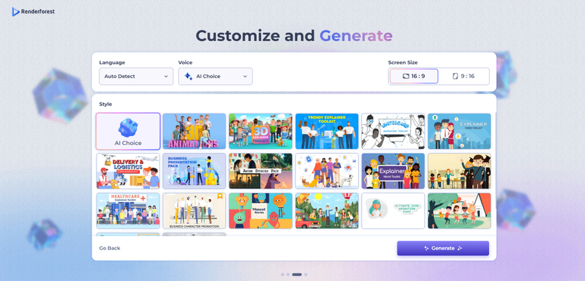 customize your video