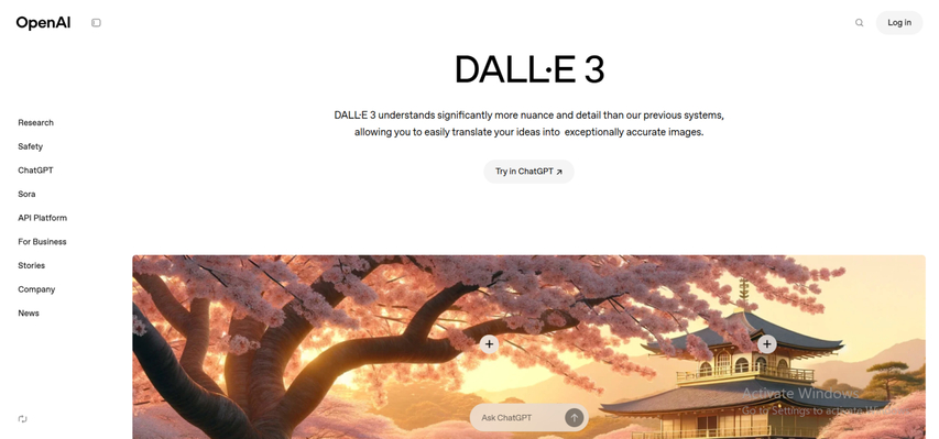 high quality ai images dalle3