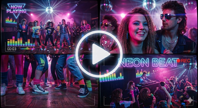 dance party video grok