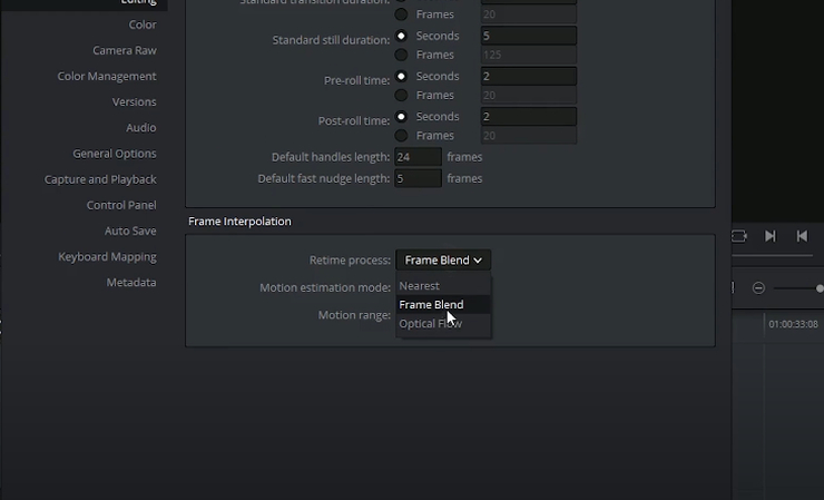 DaVinci Resolve AI fix choppy video