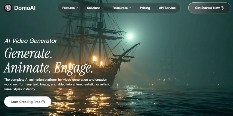 domo ai video to video ai generator