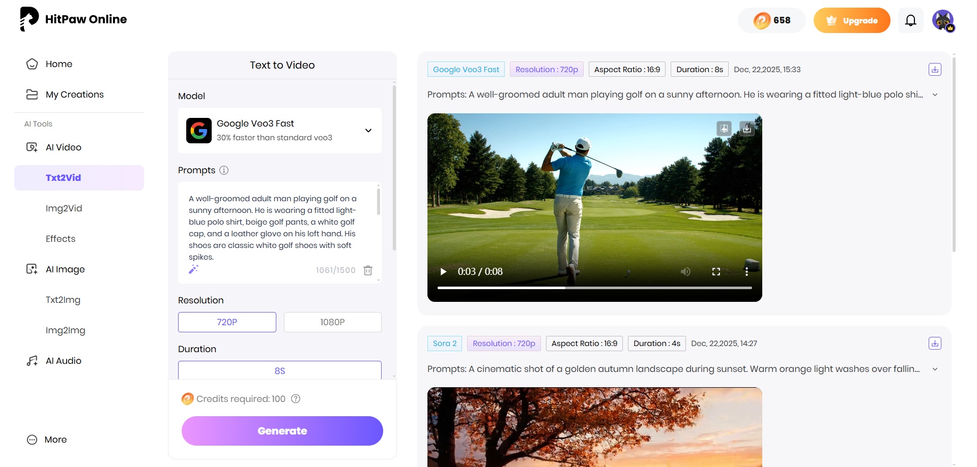 download AI-generated sports video