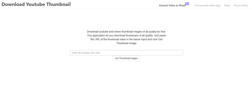 Download YouTube Thumbnail