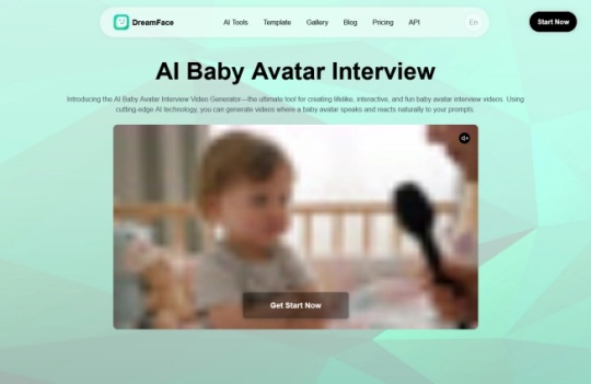 dreamface ai baby avatar interview generator