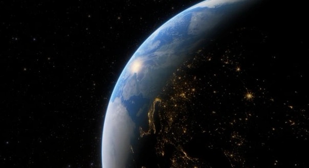 earth zoom in video effect
