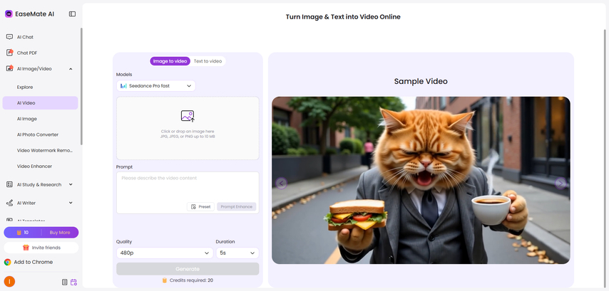 EaseMate AI Mukbang Video Generator