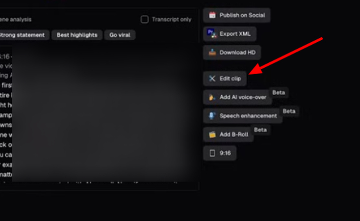 Editing and scheduling clips in OpusClip