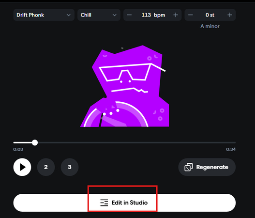Editing phonk music in BandLab SongStarter