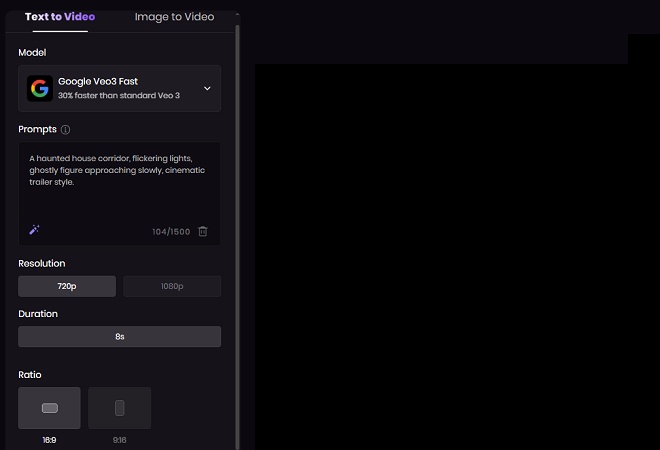 enter horror video prompts
