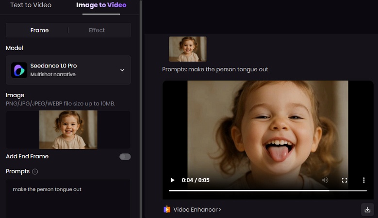 export ai tongue out video