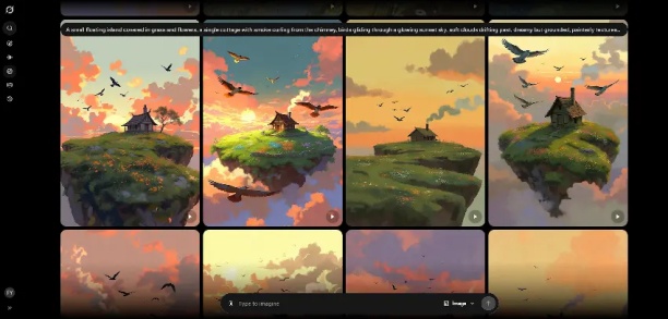 fantasy world grok ghibli art