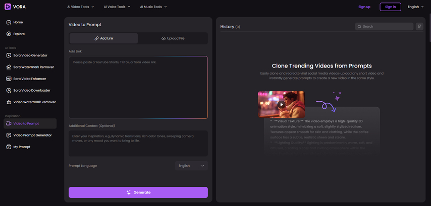 fineshare.net video to prompt