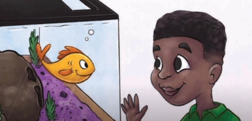 Fish bedtime routine short bedtime story for kids