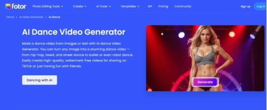 fotor ai twerk generator