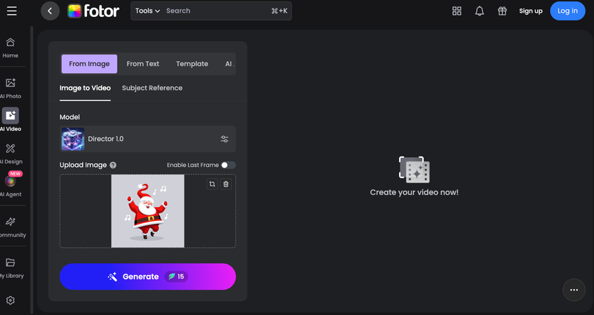 fotor ai video generator