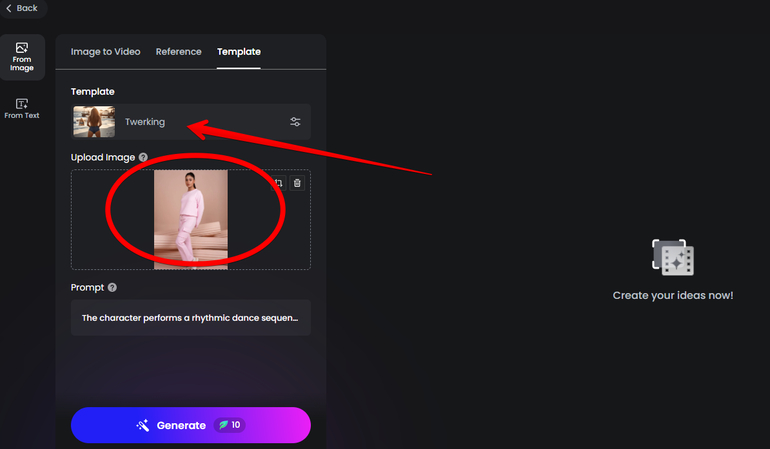 Fotor Twerk template